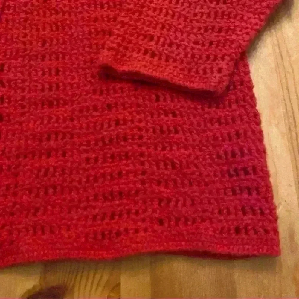 Acorn red knitted